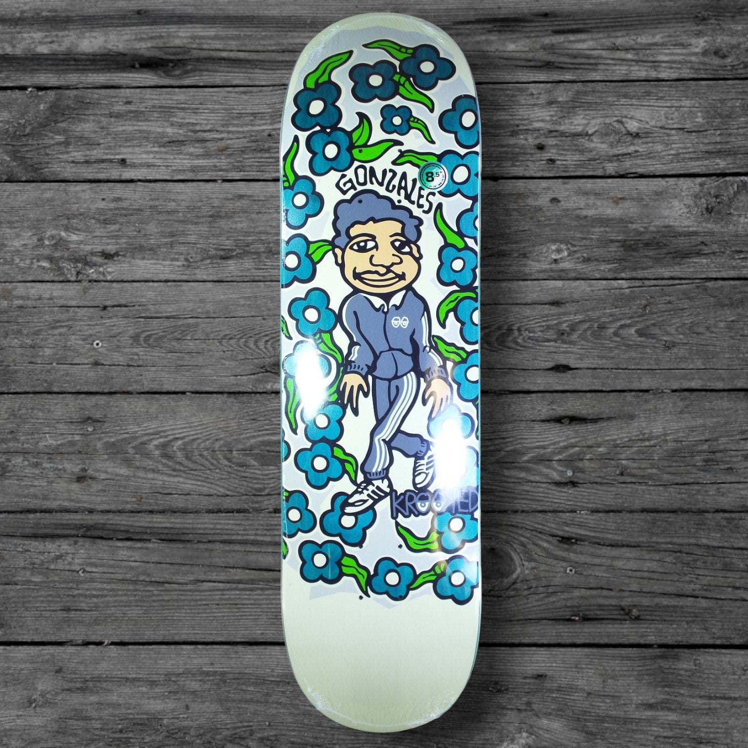 Krooked Gonz Sweatpants Skateboard Deck 8.5